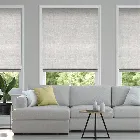 Amore Silver Roman Blind