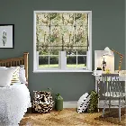 Silver Birch Orchid Roman Blind