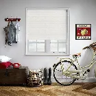 Raindrop White Electric Roller Blind