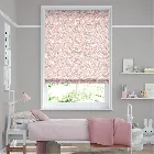 Jumping Bunnies Blush Roman Blind