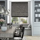 Paleo Linen Graphite Roman Blind