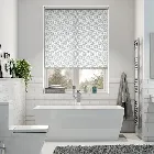 Fretwork Silver Roller Blind
