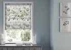 Wild Meadow Charcoal - Roman Blind