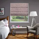 Galaxy Clover Pink Roman Blind