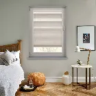 Zambezi 25mm Mirren Cream Real Wood Perfect Fit Blind