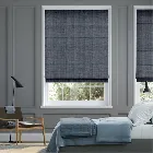 Leyton Deep Navy Roman Blind