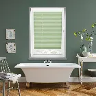 Mirabella Solar Crush Mint Green Solar/thermal Perfect Fit Pleated Blind