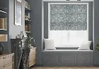 Bird Garden Charcoal - Roman Blind
