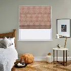 Eskdale Weave Coral Roman Blind