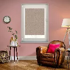 Umbra Blackout Taupe Brown Perfect Fit Roller Blind