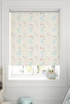 Believe In Unicorns Turquoise Roller Blind