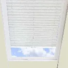 Charlotte Solar Snowdrop Pleated Skylight Blind