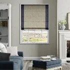 Manor Navy Roman Blind