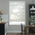 Aruba Voile Silver Roman Blind