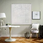 Basix Plain White 127mm Vertical Blind