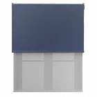 Amor Royal Blue With Haze Soft Grey Double Roller Blind