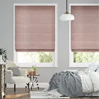 Plush Velvet Orchid Roman Blind