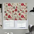 Maple Red Berry Roman Blind