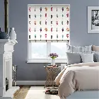 Limosa Magenta Roman Blind