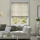 Ahisma Luxe Faux Silk Gilt Roman Blind