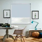 Bella Blackout Brittany Blue Electric Roller Blind