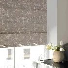 Abingdon Cashew Roman Blind - Blackout Lining