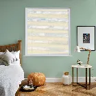 Turin 25mm Perforated Cream Perfect Fit Venetian Blind