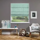Galaxy Seafoam Blue Roman Blind