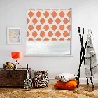 Musa Tigerlily Orange Electric Roller Blind