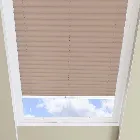 Infusion Solar Taupe Pleated Skylight Blind