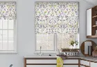 Carlotta Wisteria - Roman Blind