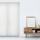 Zara White 89mm Vertical Blind