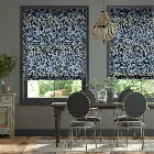 William Morris Willow Bough Midnight Roman Blind