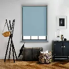 Unishade Blackout Fr Batik Blue Electric Roller Blind