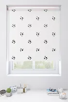 Footballs White Roller Blind