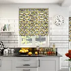 Spike Saffron Roller Blind