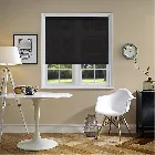 Genesis Black Electric Roller Blind