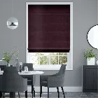 Plush Velvet Mulberry Roman Blind