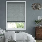 Paleo Linen Teal Wash Roman Blind