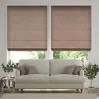 Paleo Linen Dusky Pink Roman Blind