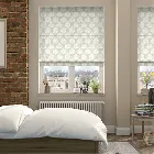 Lyme Leaf Stone Roman Blind