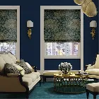 Pinion Velvet River Moss Roman Blind