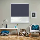Splash Indigo Blue Electric Roller Blind
