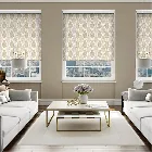 Choices Winter Leaf Linen Hazelwood Roller Blind