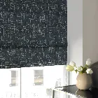 Abingdon Navy Roman Blind - Blackout Lining