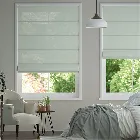 Lumiere Unlined Bijou Linen Duck Egg Roman Blind