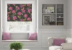 Floral (Blackout) Noir - Roller Blind