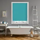 Bella Blackout Turquoise Blue Roller Blind