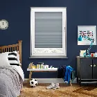 Cellular Denim Blue Thermal Perfect Fit Pleated Blind