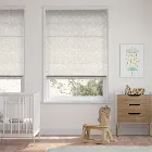 Polka Dove Grey Roman Blind
